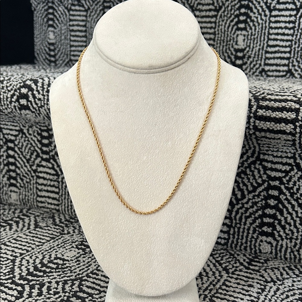 Vintage Swarovski Gold Tone Necklace